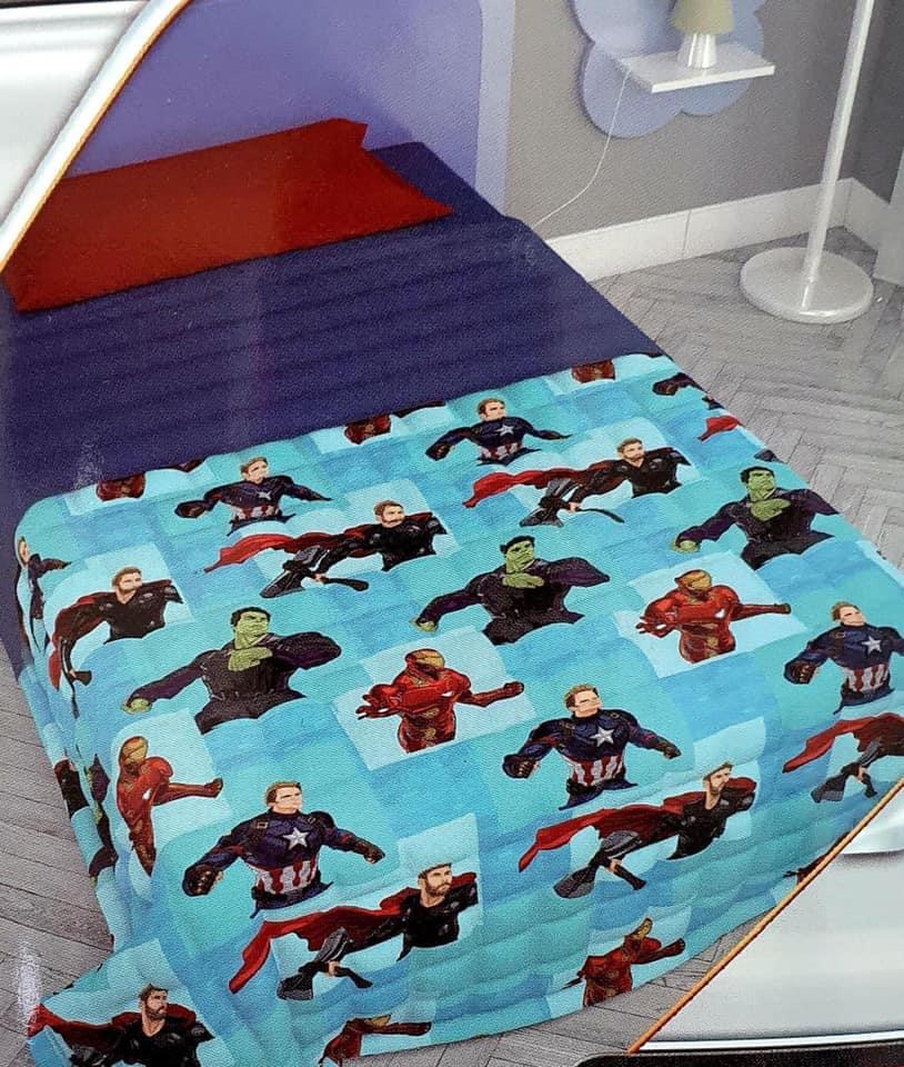 Marvel Avengers Trapunta Piumone Invernale 180x260cm Letto singolo  Supereroi - LaTuaPreferita